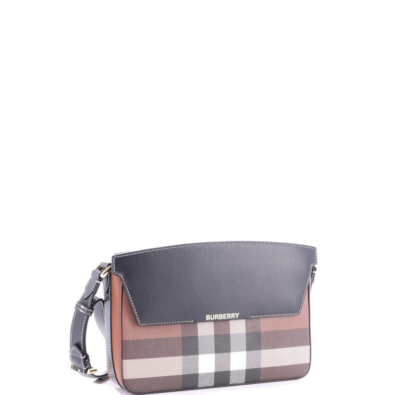 Catherine Shoulder Bag Check E-Canvas