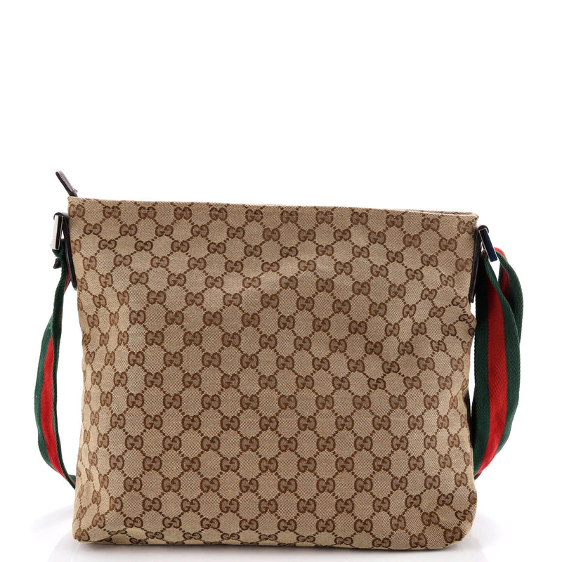 Front Pocket Web Messenger Gg Canvas