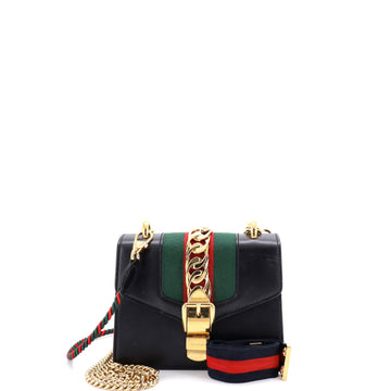 Sylvie Chain Shoulder Bag Leather Mini