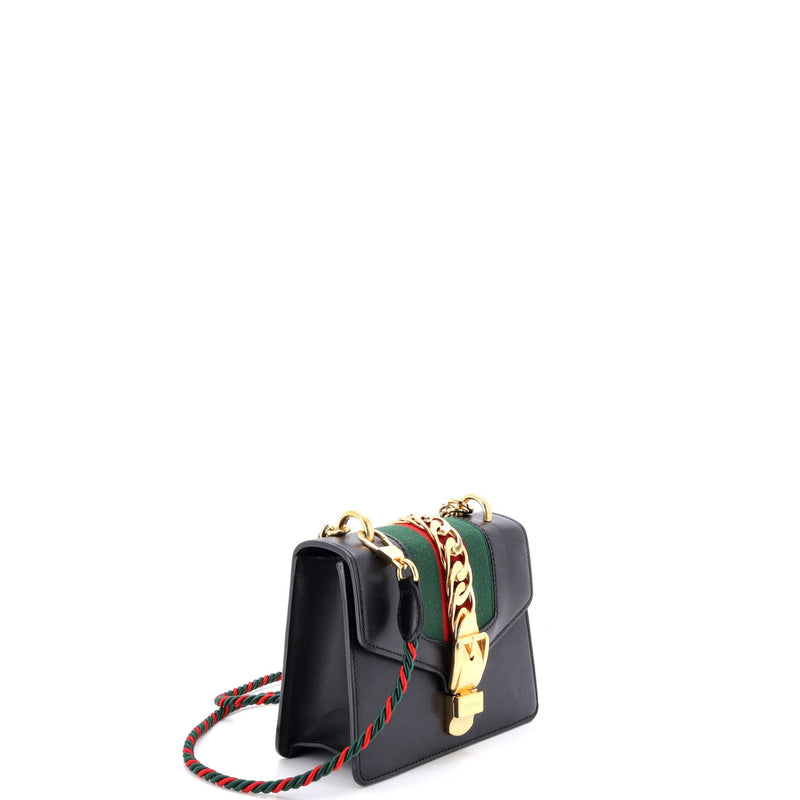 Sylvie Chain Shoulder Bag Leather Mini