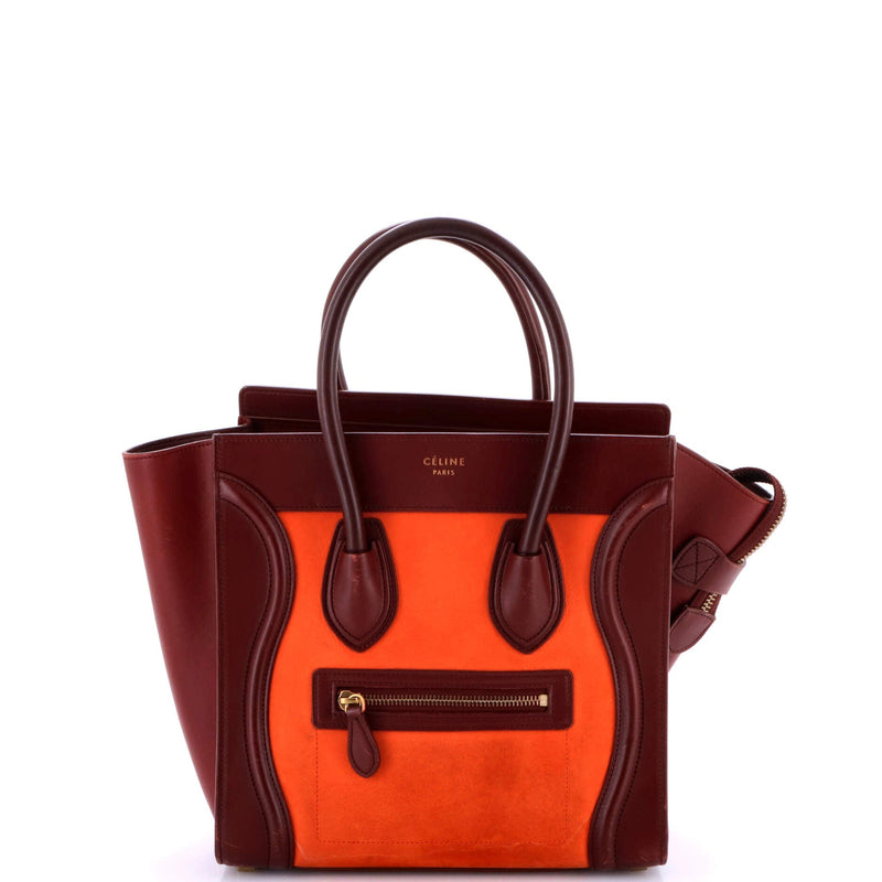 Luggage Bag Suede Mini