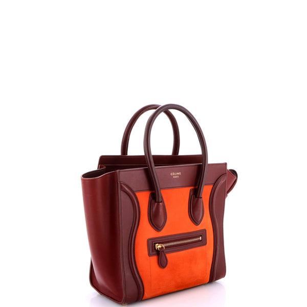 Luggage Bag Suede Mini