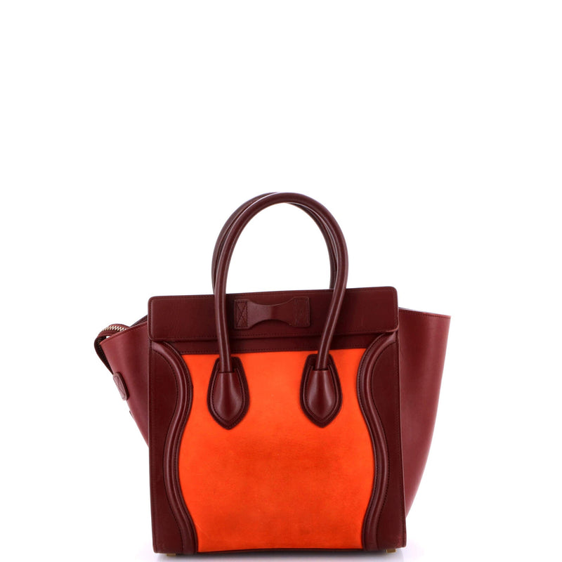 Luggage Bag Suede Mini