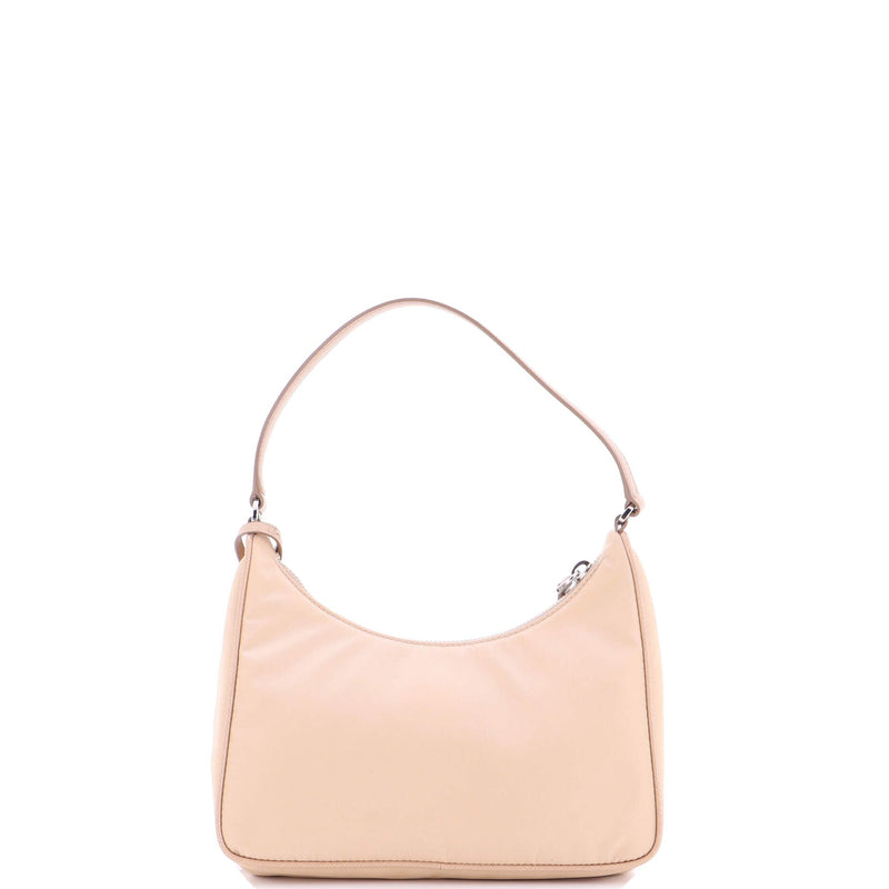 Re-Edition Hobo Tessuto With Saffiano