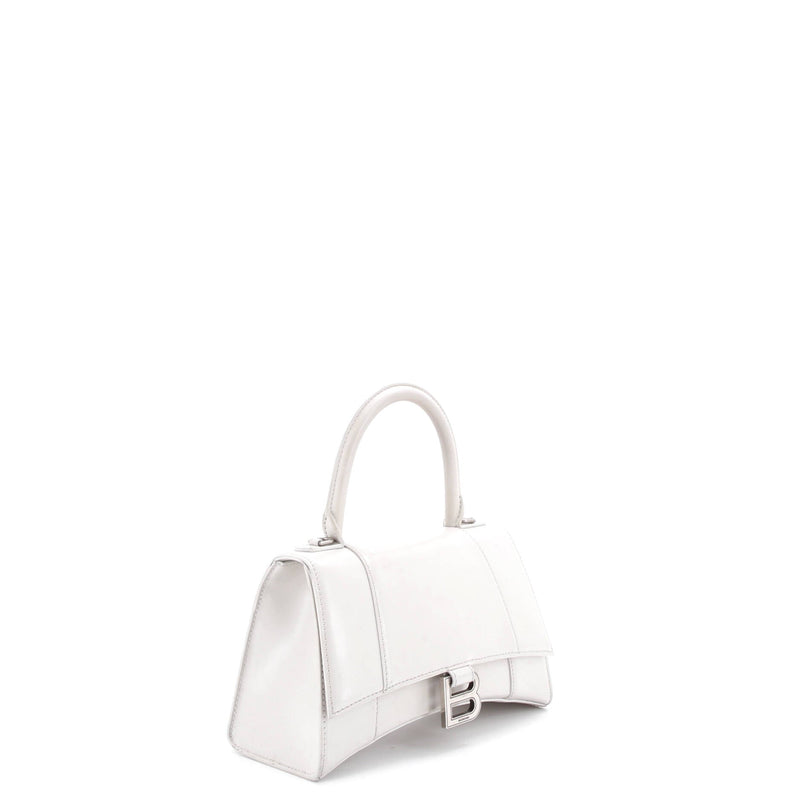 Hourglass Top Handle Bag Leather Small