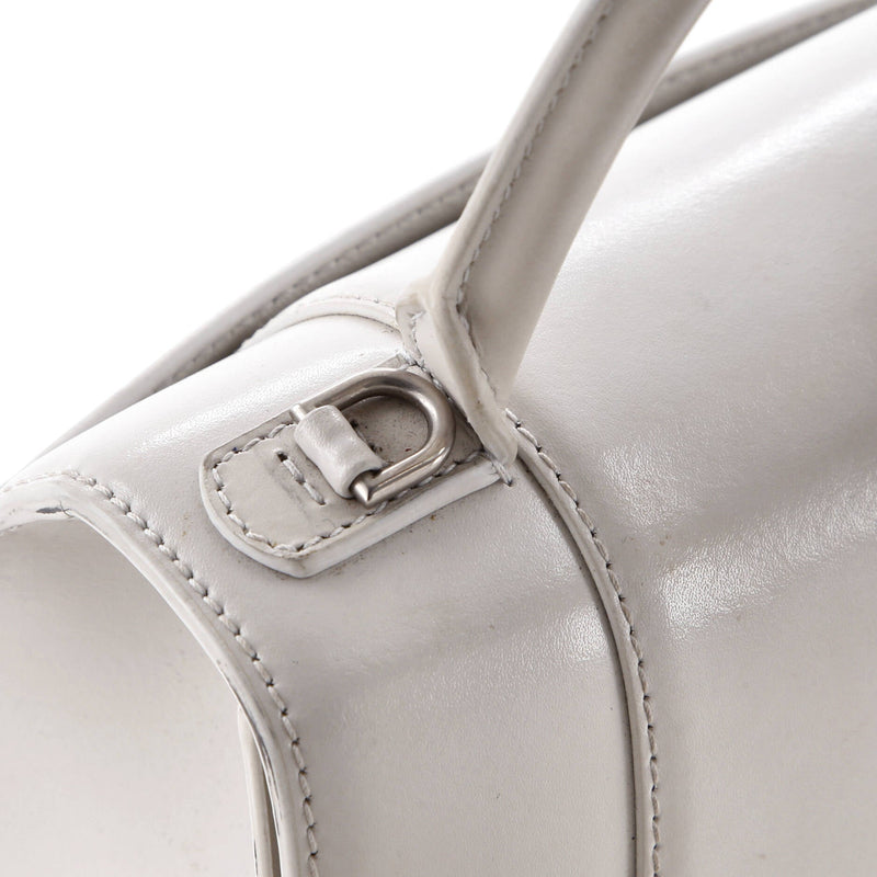 Hourglass Top Handle Bag Leather Small