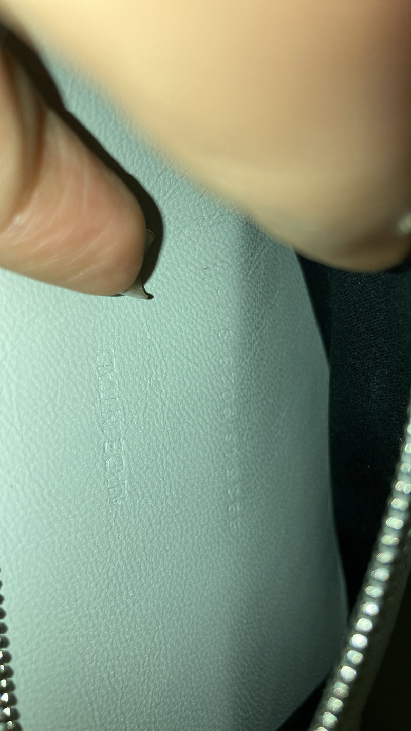 Hourglass Top Handle Bag Leather Small