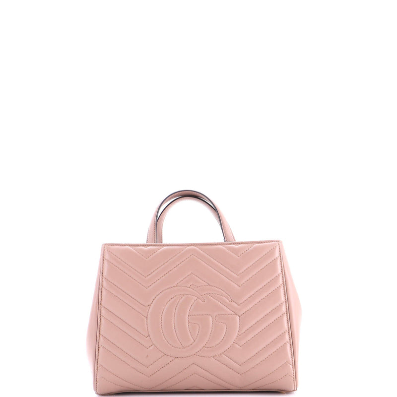 Gg Marmont Tote Matelasse Leather Small
