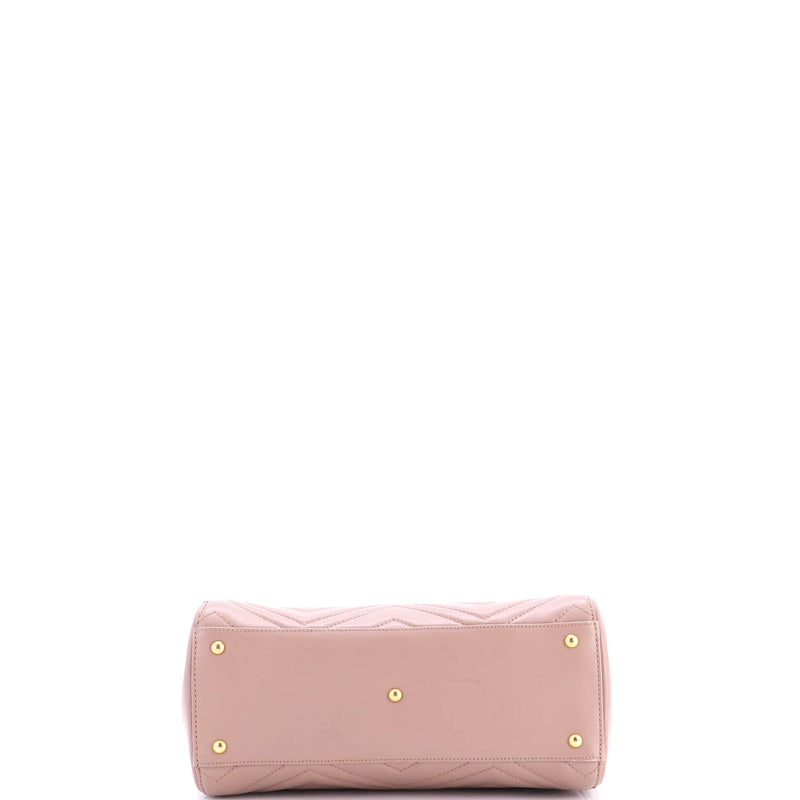 Gg Marmont Tote Matelasse Leather Small