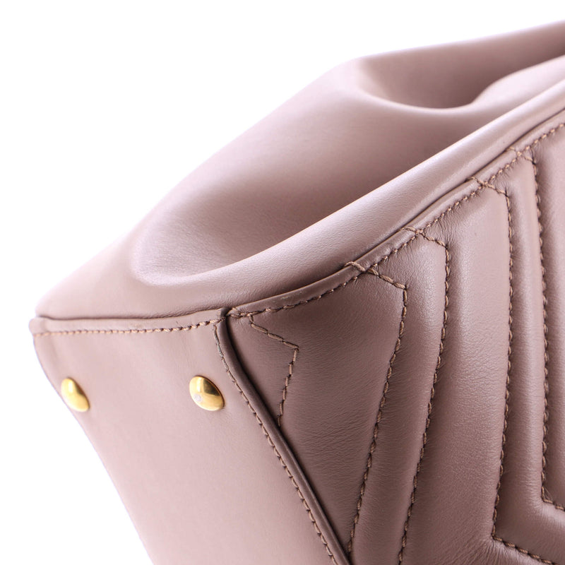 Gg Marmont Tote Matelasse Leather Small