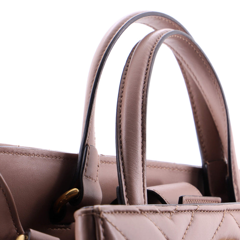 Gg Marmont Tote Matelasse Leather Small