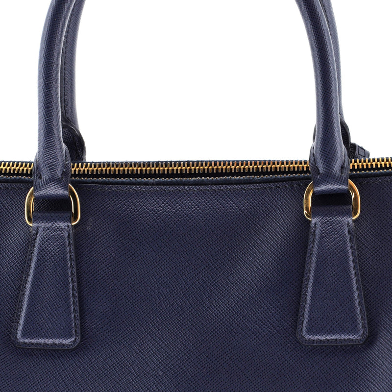 Double Zip Lux Tote Saffiano Leather