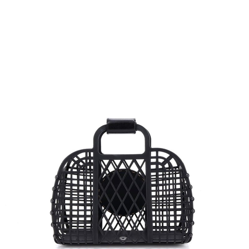Ff Logo Stamp Basket Tote Pvc Small