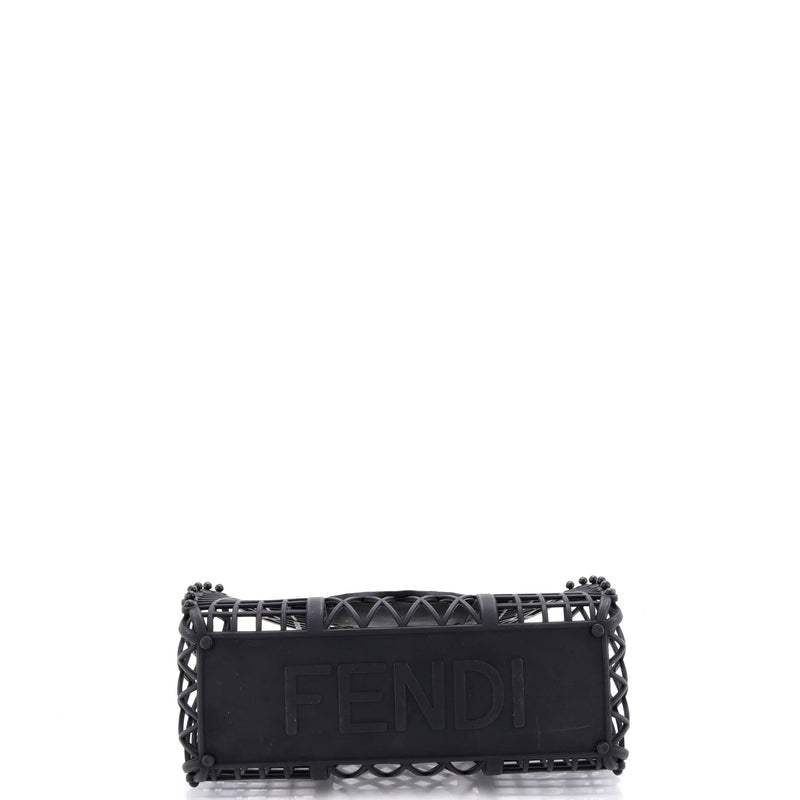 Ff Logo Stamp Basket Tote Pvc Small