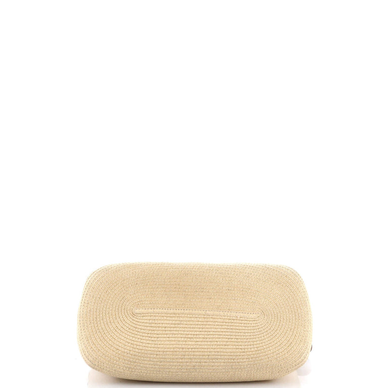 By The Way Satchel Raffia With Snakeskin