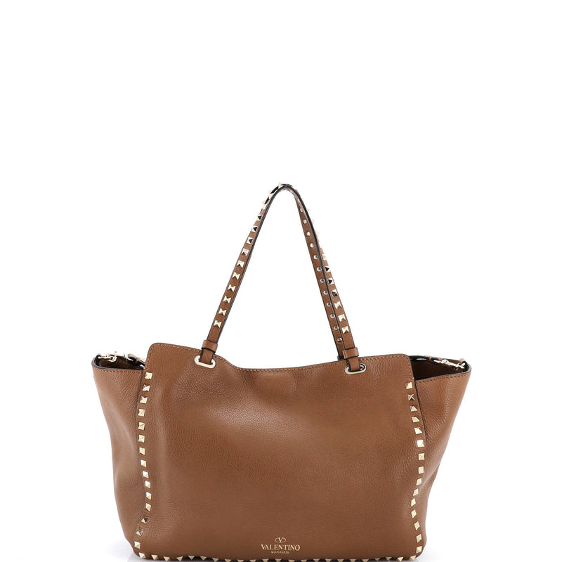 Rockstud Tote Pebbled Leather Medium