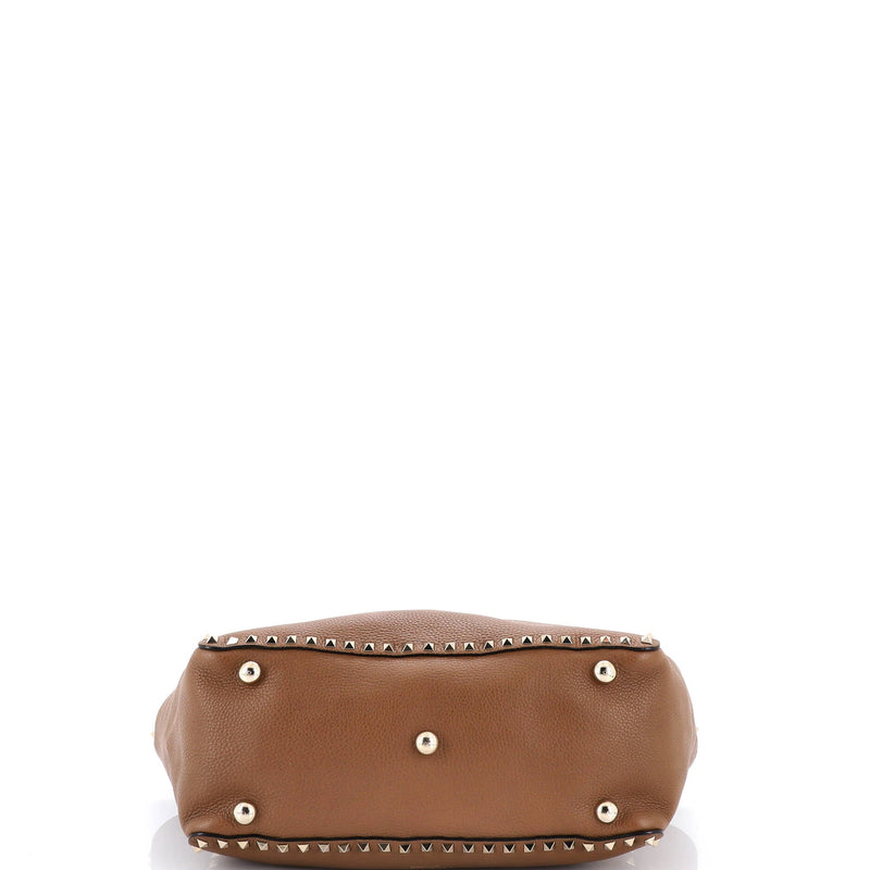 Rockstud Tote Pebbled Leather Medium