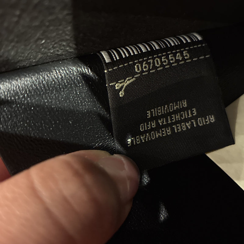 Logo Vertical Box Crossbody Bag Leather