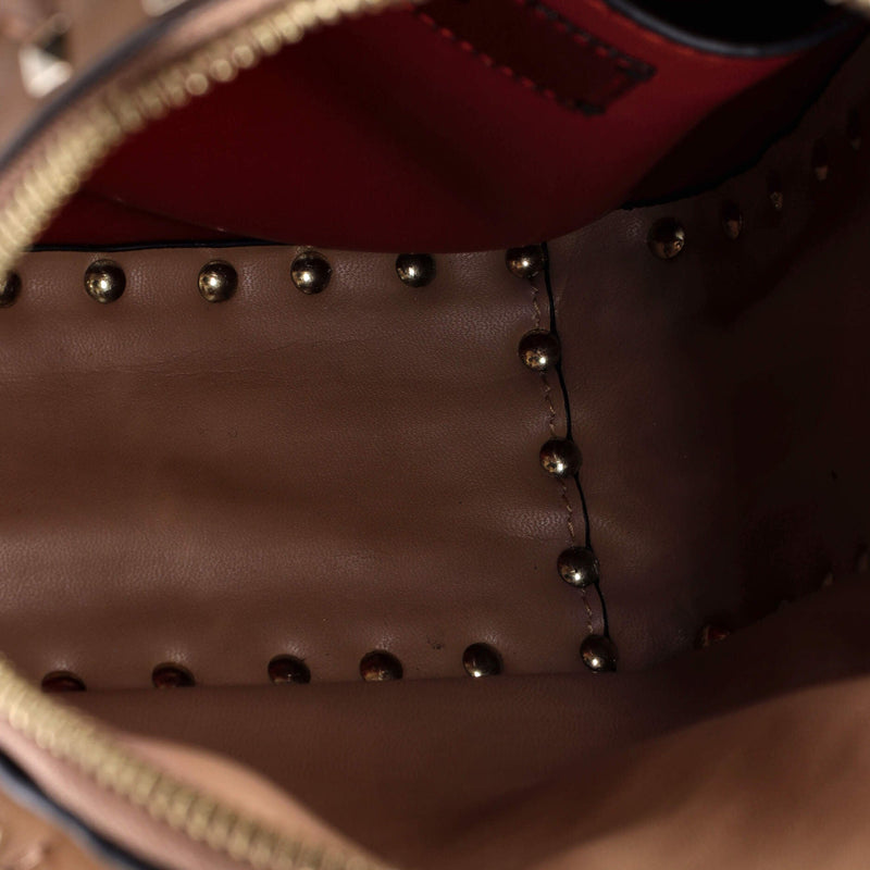 Rockstud Spike Backpack Quilted Leather