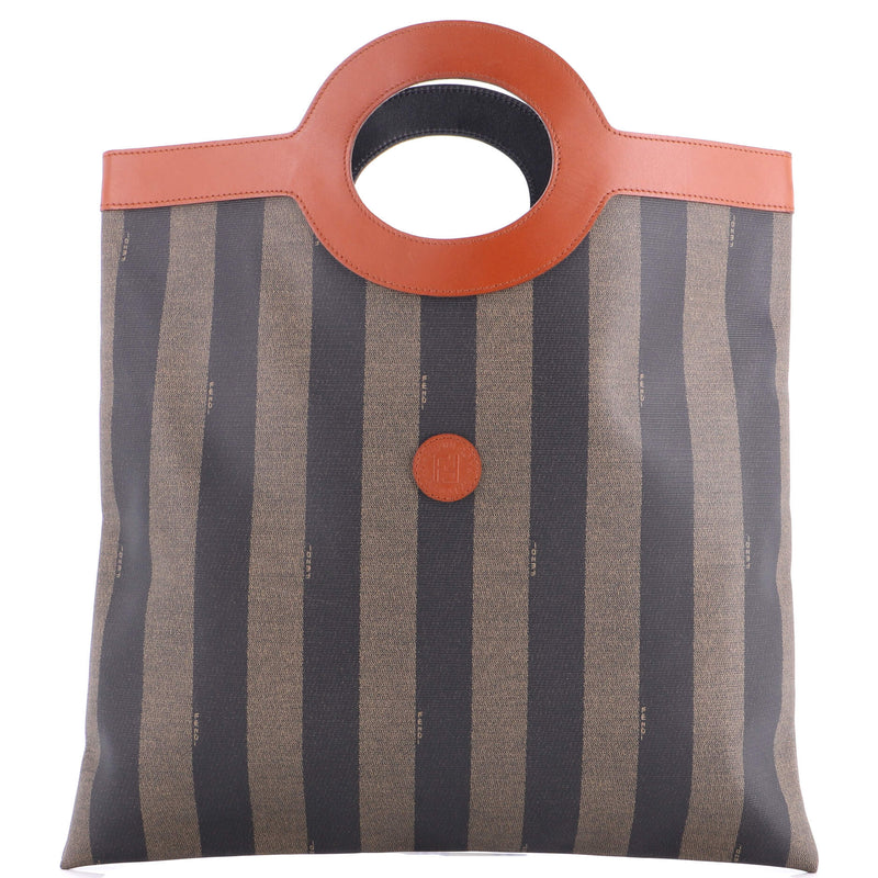 Vintage Pequin Cut Out Handle Bag Coated