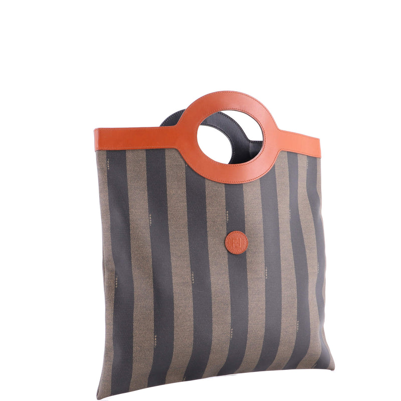 Vintage Pequin Cut Out Handle Bag Coated