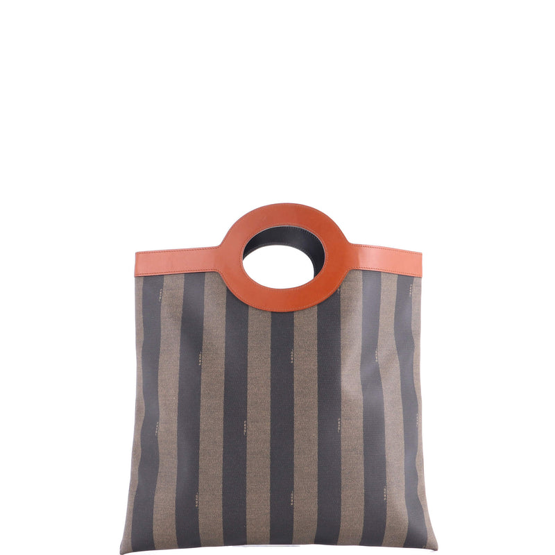 Vintage Pequin Cut Out Handle Bag Coated