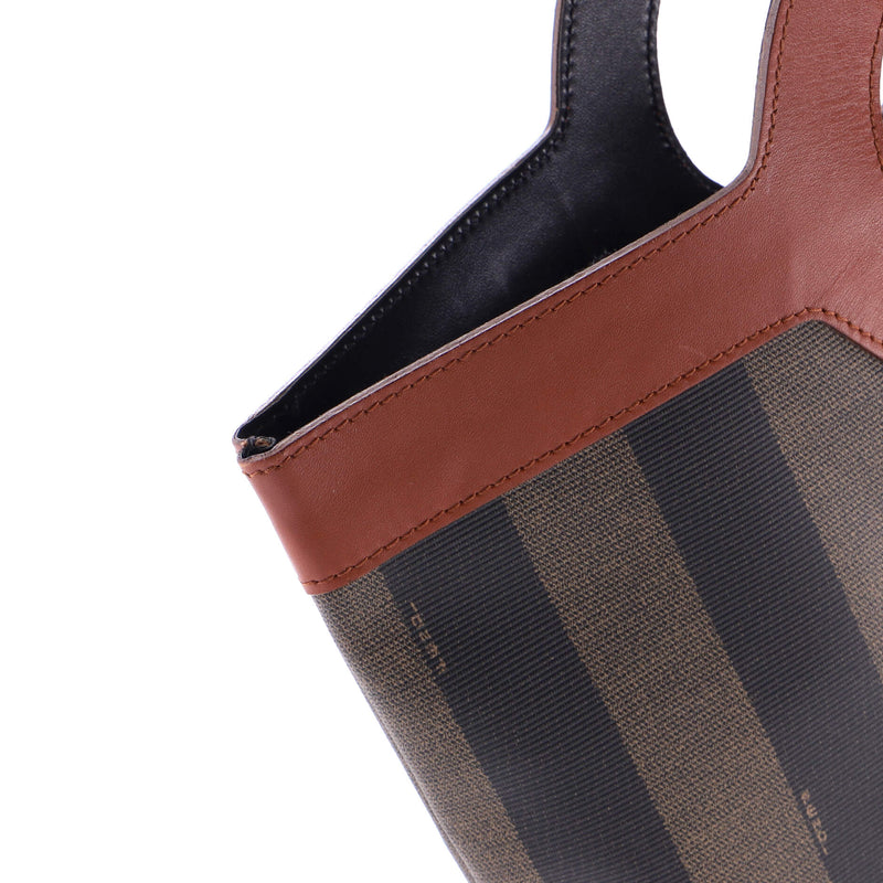 Vintage Pequin Cut Out Handle Bag Coated