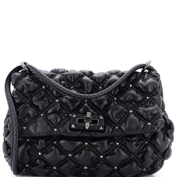Spikeme Flap Bag Quilted Leather Medium