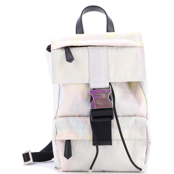 Fendiness Backpack Zucca Canvas Small
