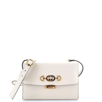 Zumi Flap Shoulder Bag Leather Small