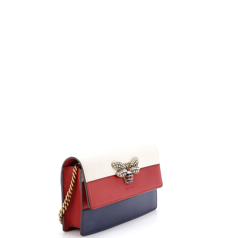 Queen Margaret Chain Wallet Leather Mini