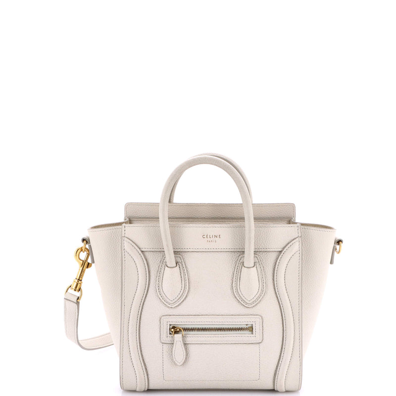 Luggage Bag Grainy Leather Nano