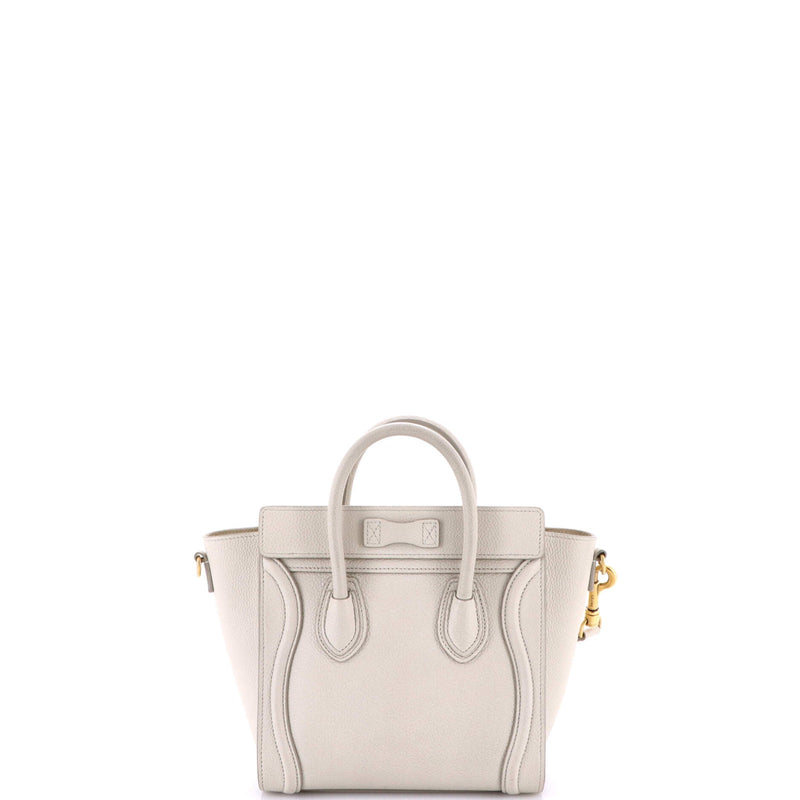 Luggage Bag Grainy Leather Nano