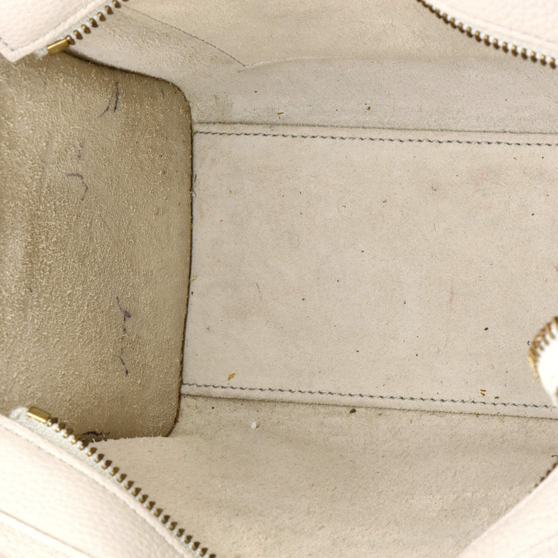 Luggage Bag Grainy Leather Nano