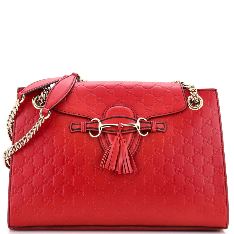 Emily Chain Flap Shoulder Bag Guccissima