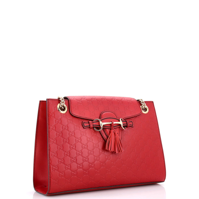 Emily Chain Flap Shoulder Bag Guccissima