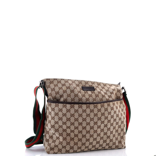 Front Pocket Web Messenger Gg Canvas