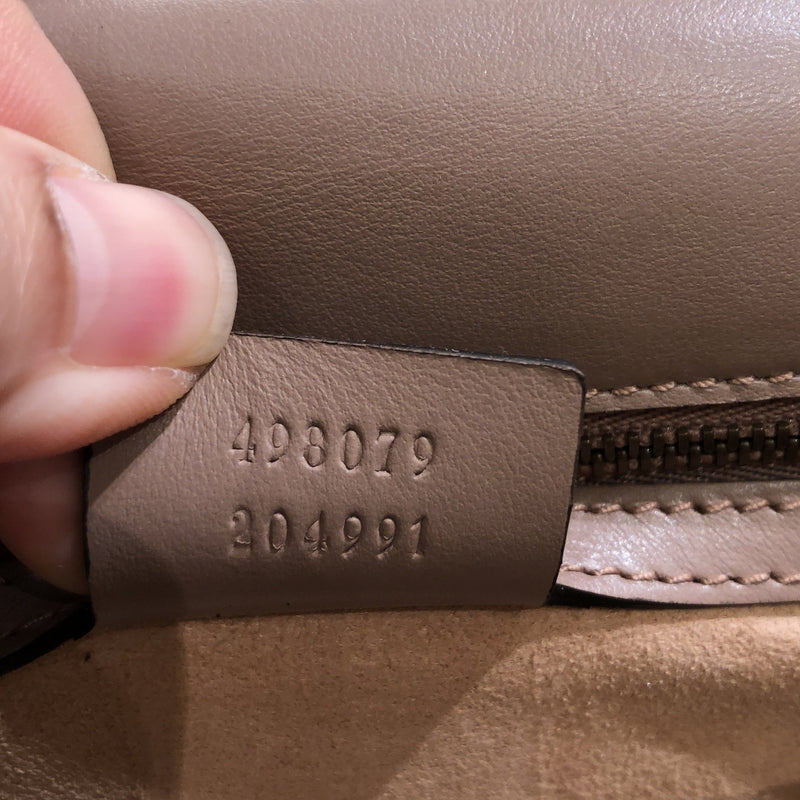 Gg Marmont Flap Clutch Matelasse Leather