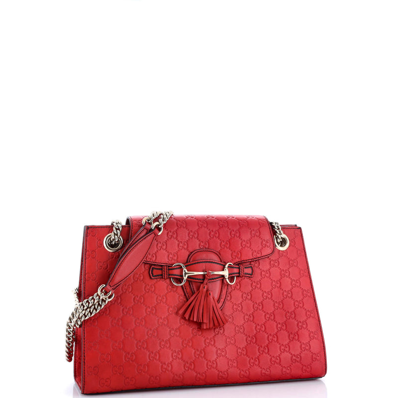 Emily Chain Flap Shoulder Bag Guccissima