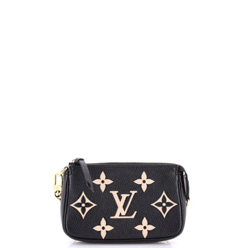 Pochette Accessoires Bicolor Empreinte