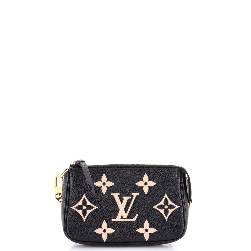 Pochette Accessoires Bicolor Empreinte