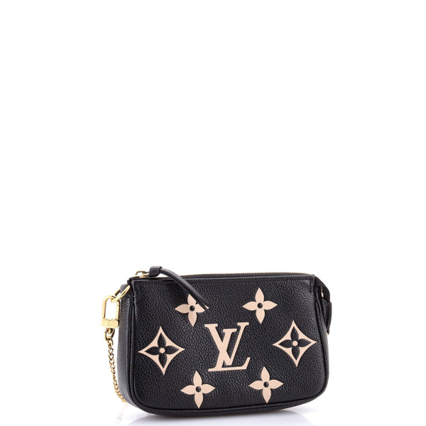 Pochette Accessoires Bicolor Empreinte