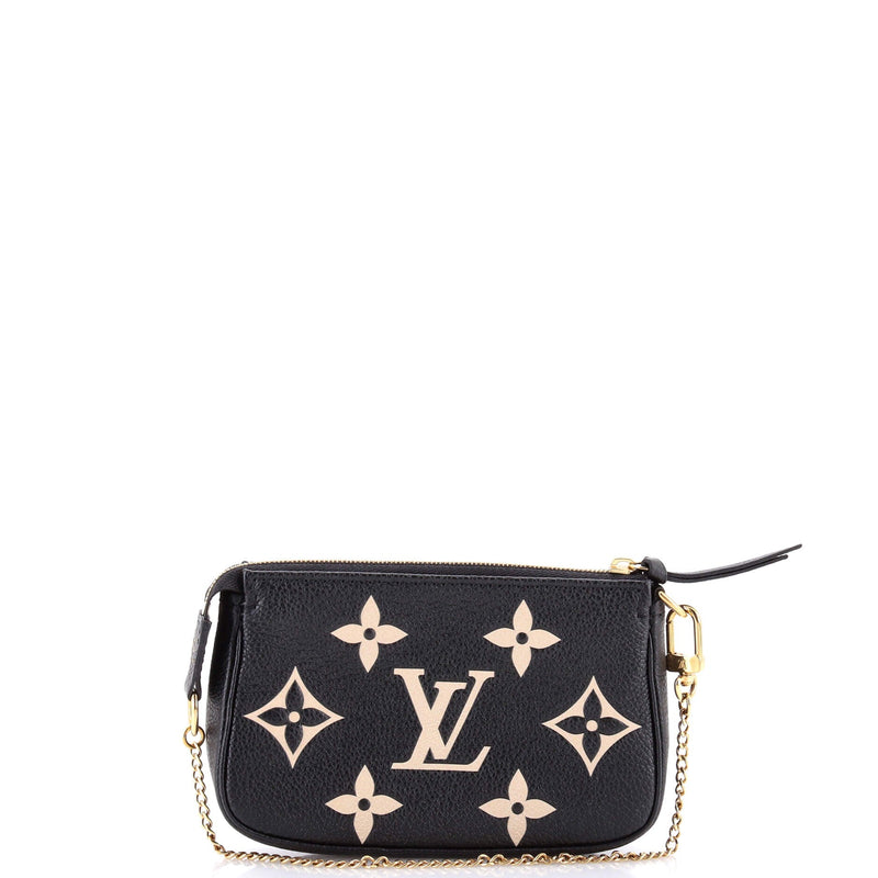 Pochette Accessoires Bicolor Empreinte