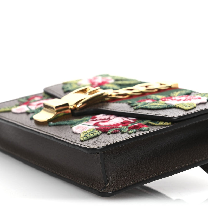 Calfskin Embroidered Sylvie Belt Bag 75