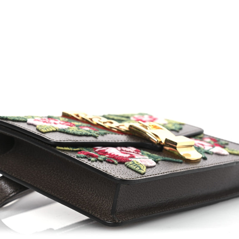 Calfskin Embroidered Sylvie Belt Bag 75