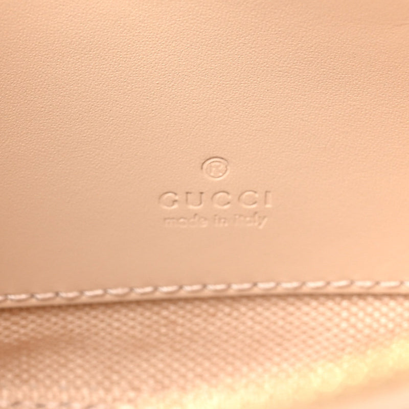 Calfskin Gg Super Mini Debossed Chain