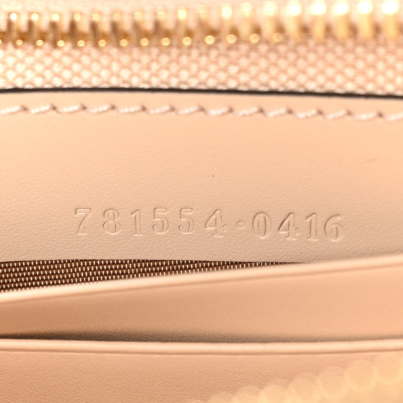 Calfskin Gg Super Mini Debossed Chain