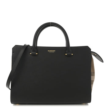 Calfskin Mega Check Small Banwell Tote