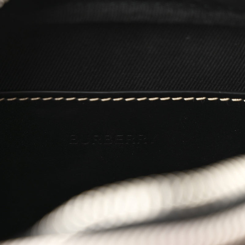 E-Canvas Calfskin Geometric Check Paddy