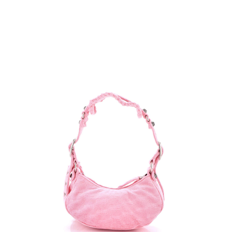 Le Cagole Giant Studs Shoulder Bag Terry